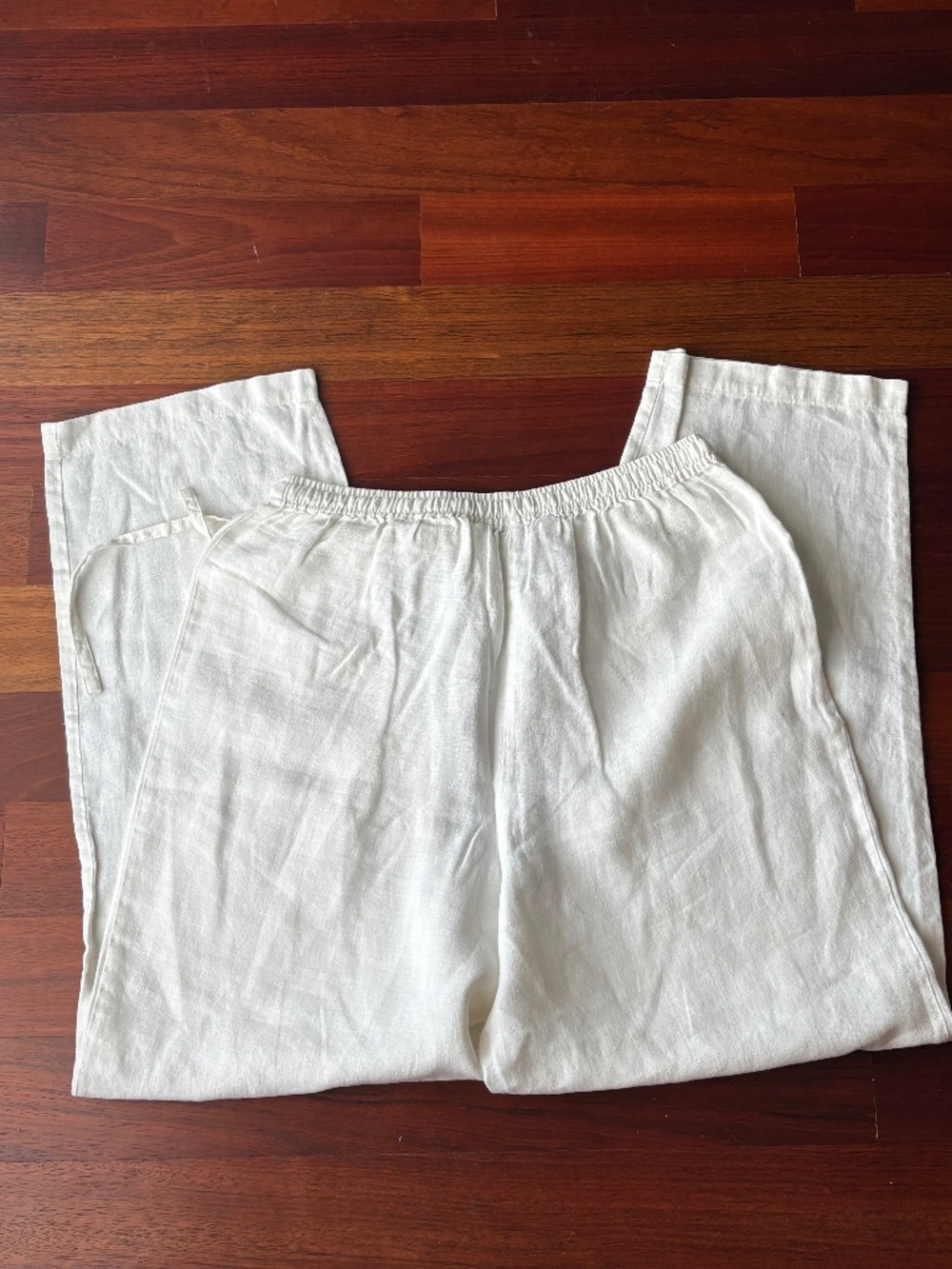 John Paul Richard Linen Drawstring Pants - Picture 3 of 10